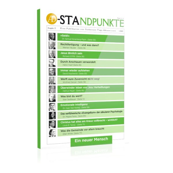 Standpunkte Ausgabe 13: Ein neuer Mensch