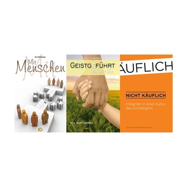 3-er Buch-Set: Mit Menschen / Geistgeführt erziehen / Nicht käuflich