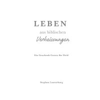 Leben aus biblischen Verheißungen