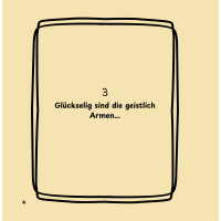Die Seligpreisungen - Matthäus 5,3-12
